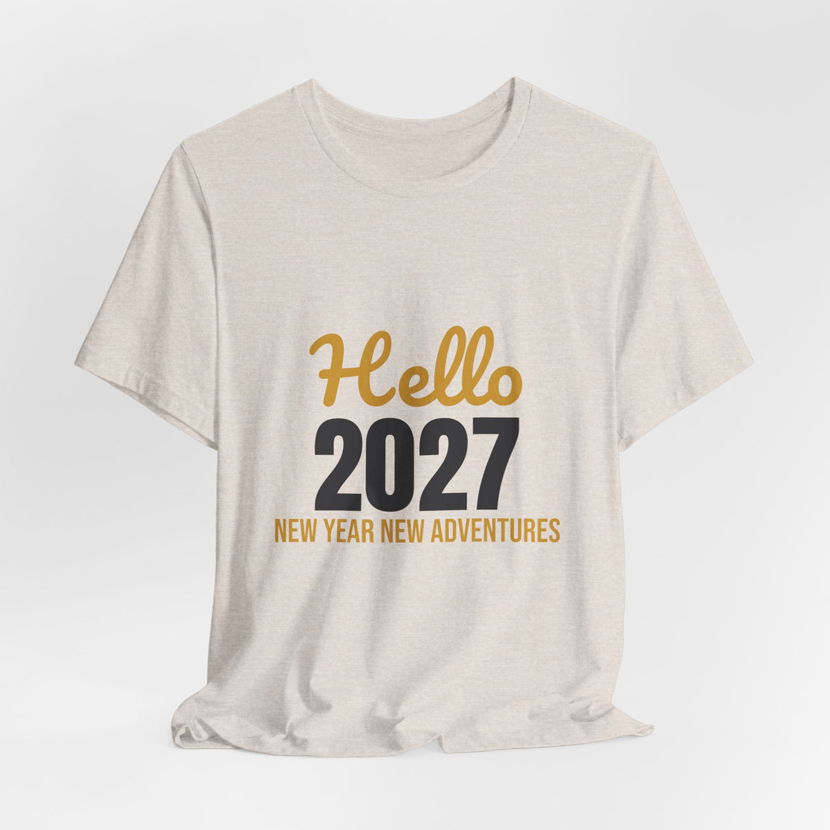 Hello 2027 New Year New Adventures Shirt, New Year T-Shirt, NYE Party Tee