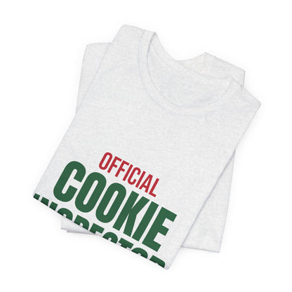 Official Cookie Inspector Shirt, Funny Christmas Baking T-Shirt