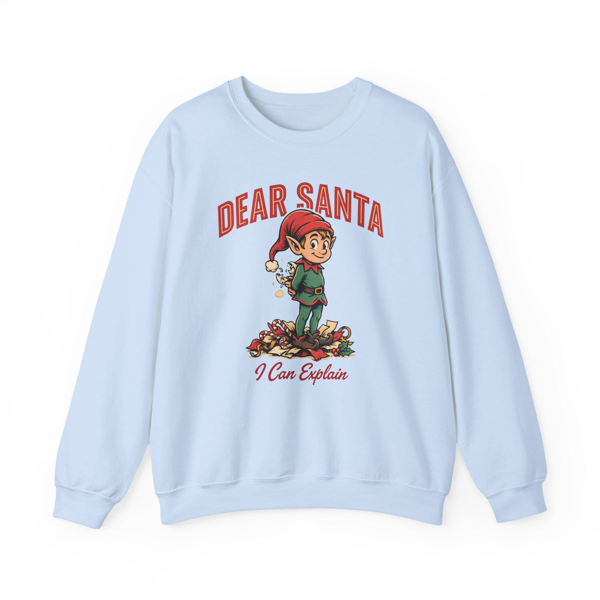 Dear Santa I Can Explain Sweatshirt, Funny Christmas Crewneck