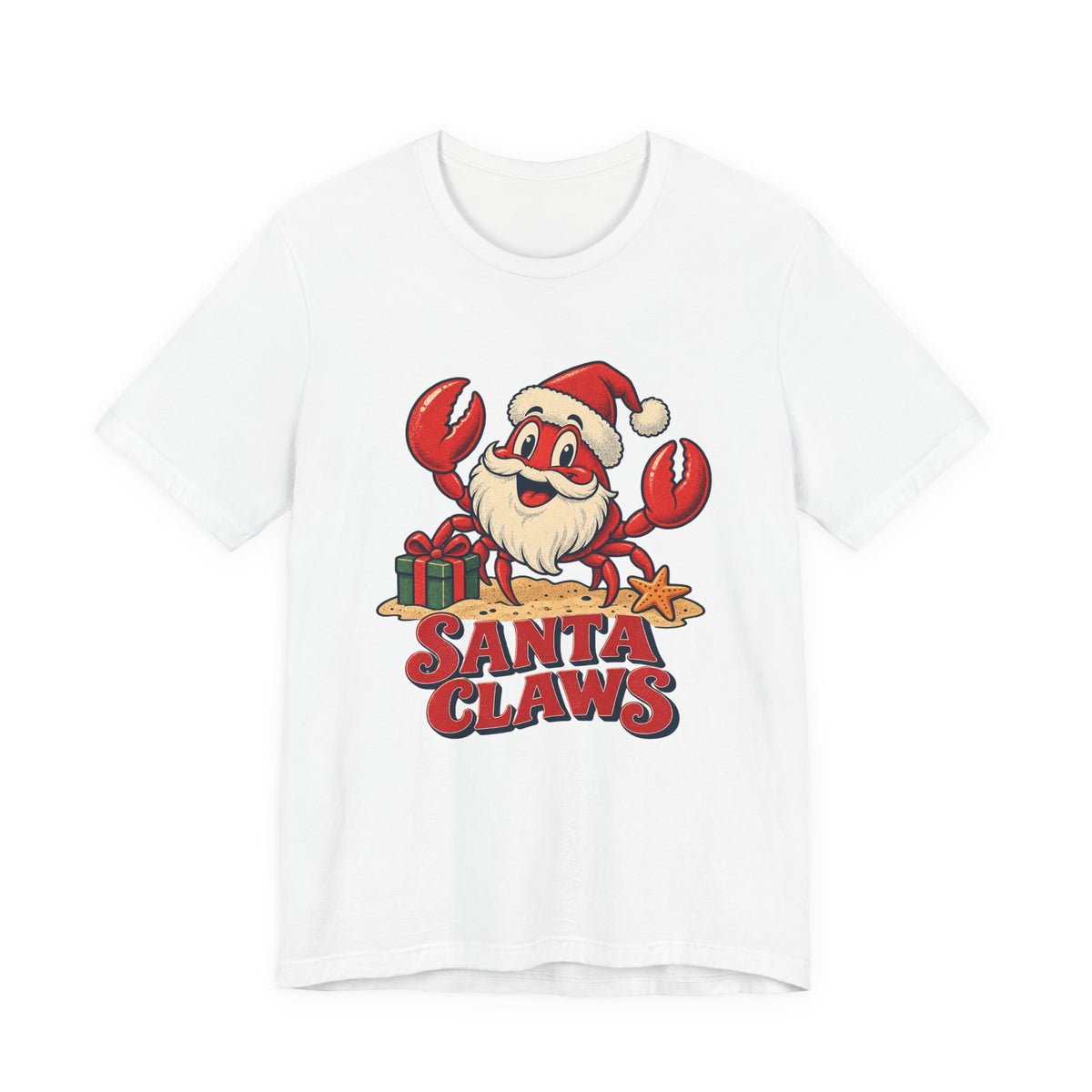 Santa Claws Christmas Crab Shirt, Crab Christmas T-Shirt, Crab Christmas Gift