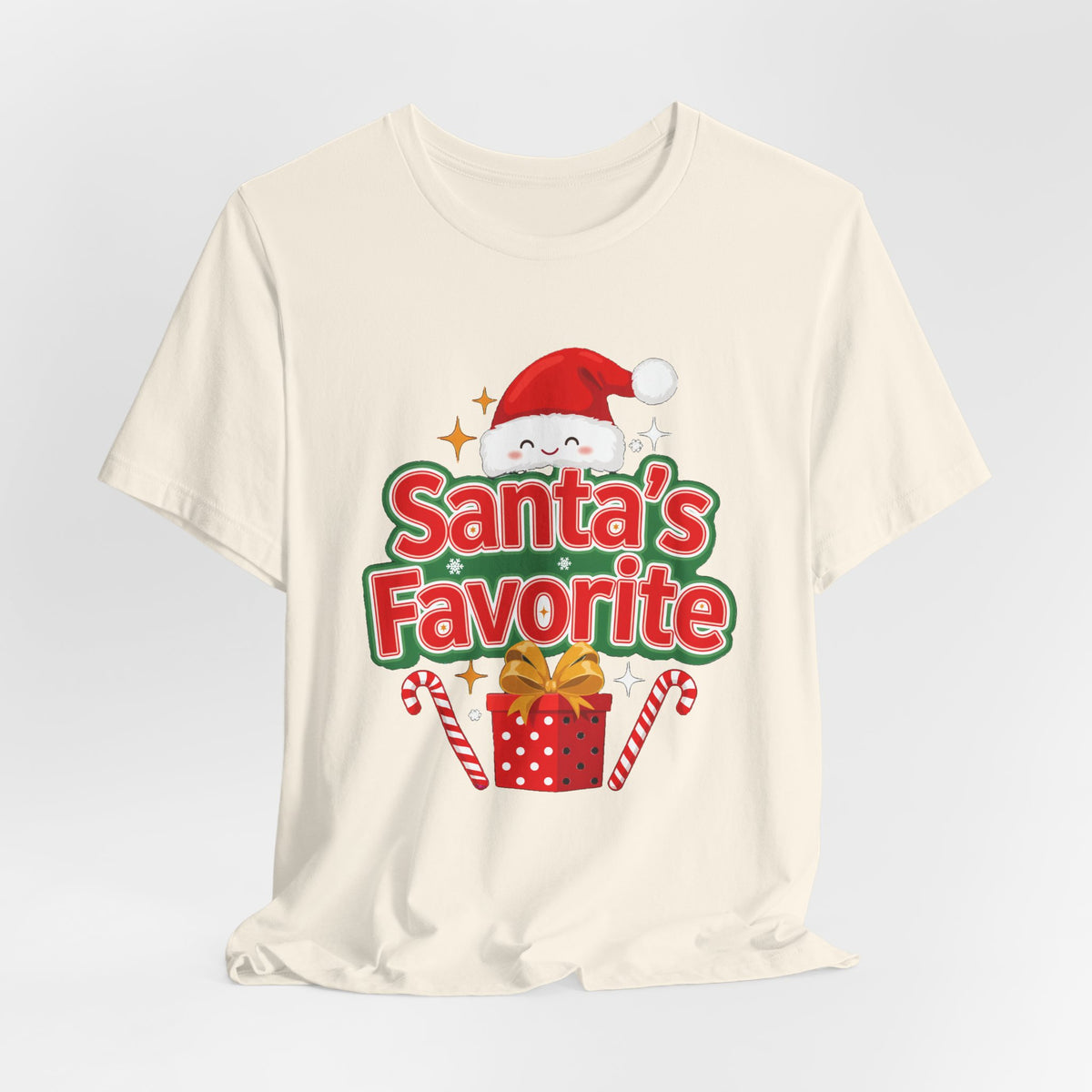 Santa's Favorite Shirt, Funny Christmas T-Shirt, Nice List Tee