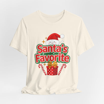Santa's Favorite Shirt, Funny Christmas T-Shirt, Nice List Tee