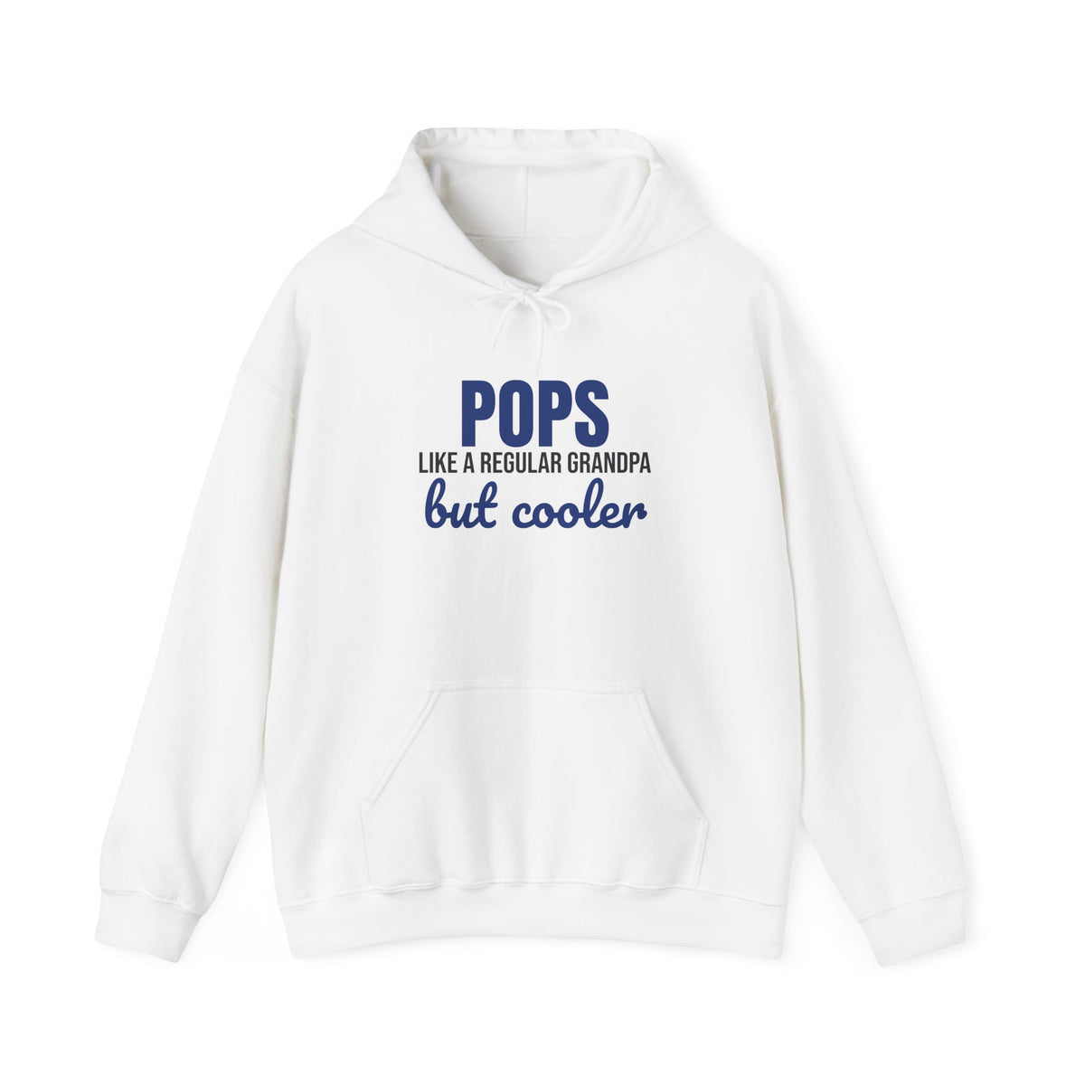 Pops Like a Regular Grandpa But Cooler Hoodie, Funny Pops Hoodie
