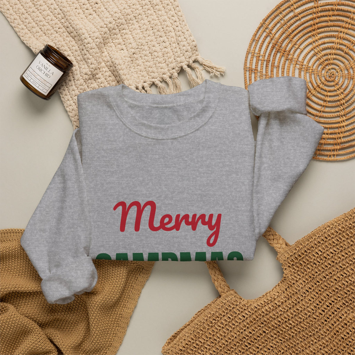 Merry Campmas Sweatshirt, Camping Christmas Crewneck, Camper Gift