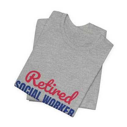 Retired Social Worker Case Closed Shirt, Social Worker Retirement T-Shirt, Retired Social Worker Gift