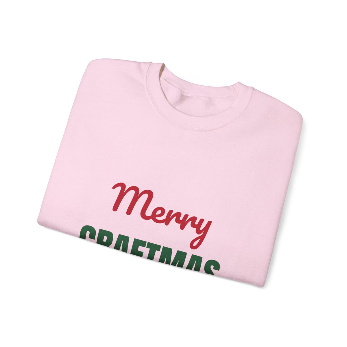 Merry Craftmas Sweatshirt, Crafter Christmas Crewneck