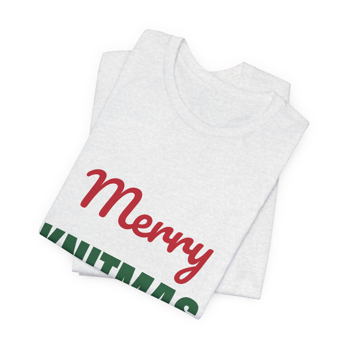 Merry Knitmas Shirt, Knitting Christmas T-Shirt, Knitter Gift