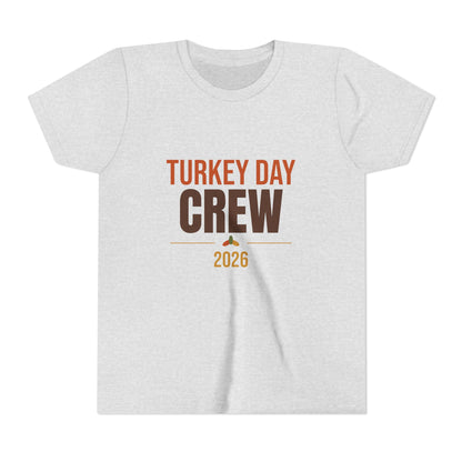 Turkey Day Crew 2026 Kids Shirt, Kids Thanksgiving T-Shirt