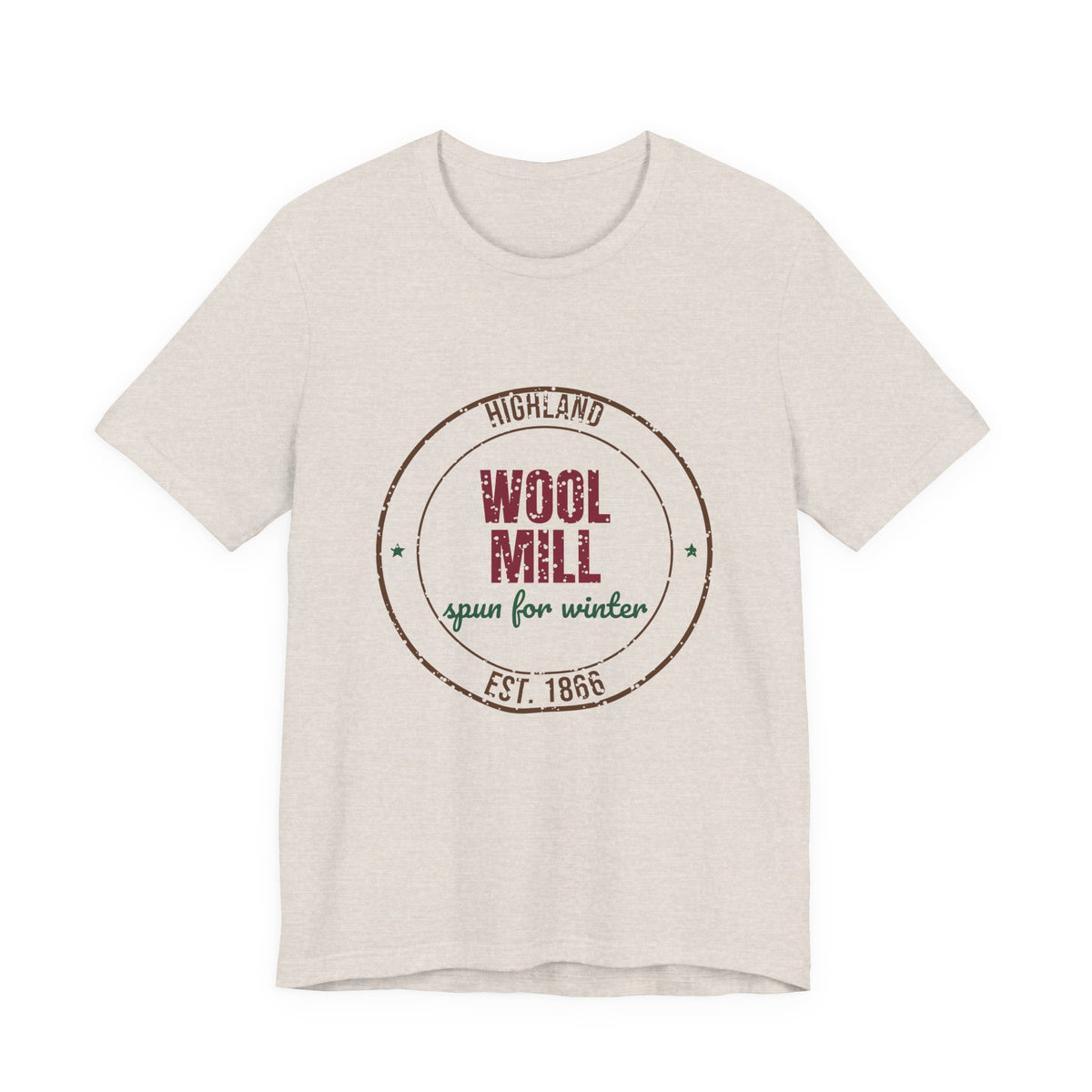 Highland Wool Mill Est. 1866 Shirt, Vintage Winter T-Shirt, Vintage Winter Gift