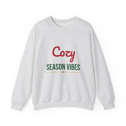 Cozy Season Vibes Sweatshirt, Winter Crewneck, Cozy Holiday Sweater
