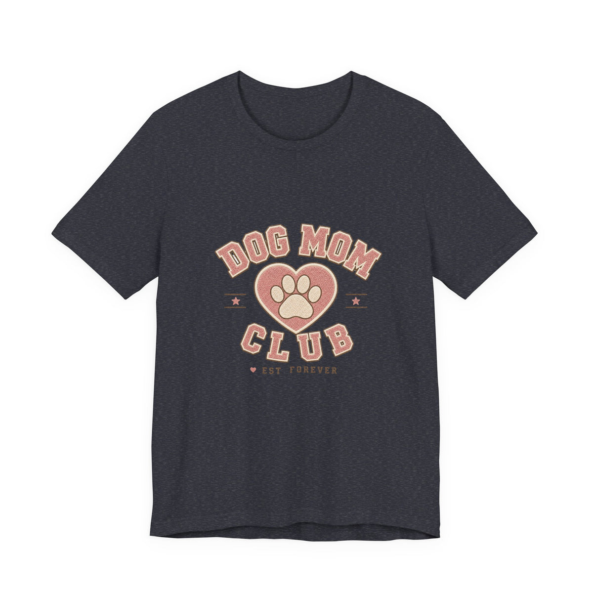 Dog Mom Club Shirt, Varsity Dog Mom T-Shirt, Paw Print Gift for Dog Lovers