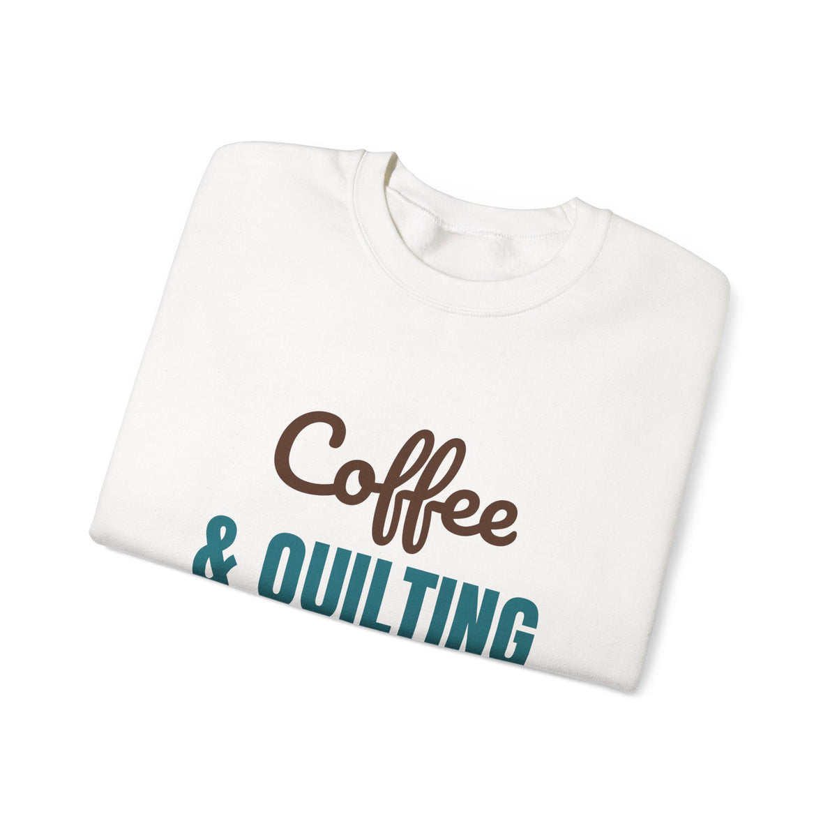 Coffee and Quilting Sew Happy Sweatshirt, Quilting Crewneck, Quilter Gift