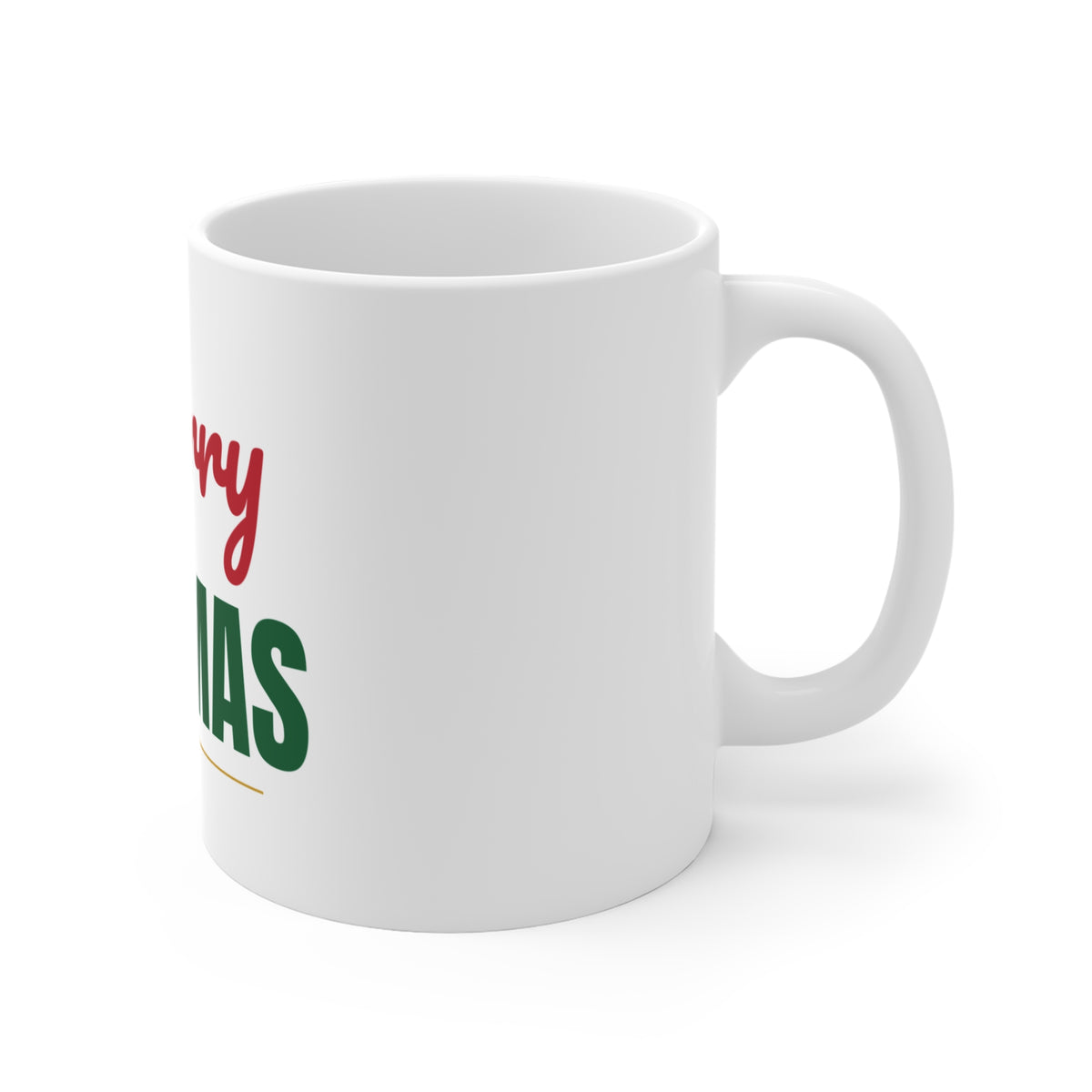 Merry Knitmas Mug, Knitter Christmas Coffee Mug 11oz