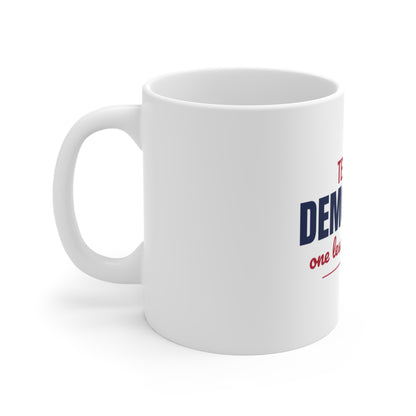 Teaching Democracy One Lesson at a Time Mug, Civics Teacher Coffee Mug 11oz