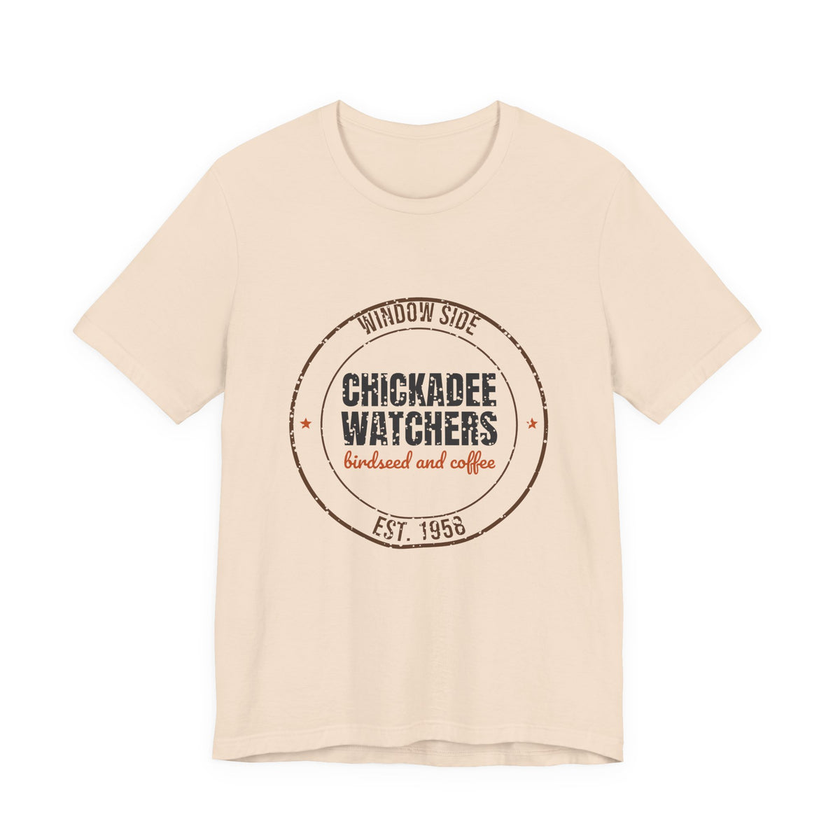 Window Side Chickadee Watchers Est. 1958 Shirt, Vintage Birding T-Shirt, Vintage Birding Gift