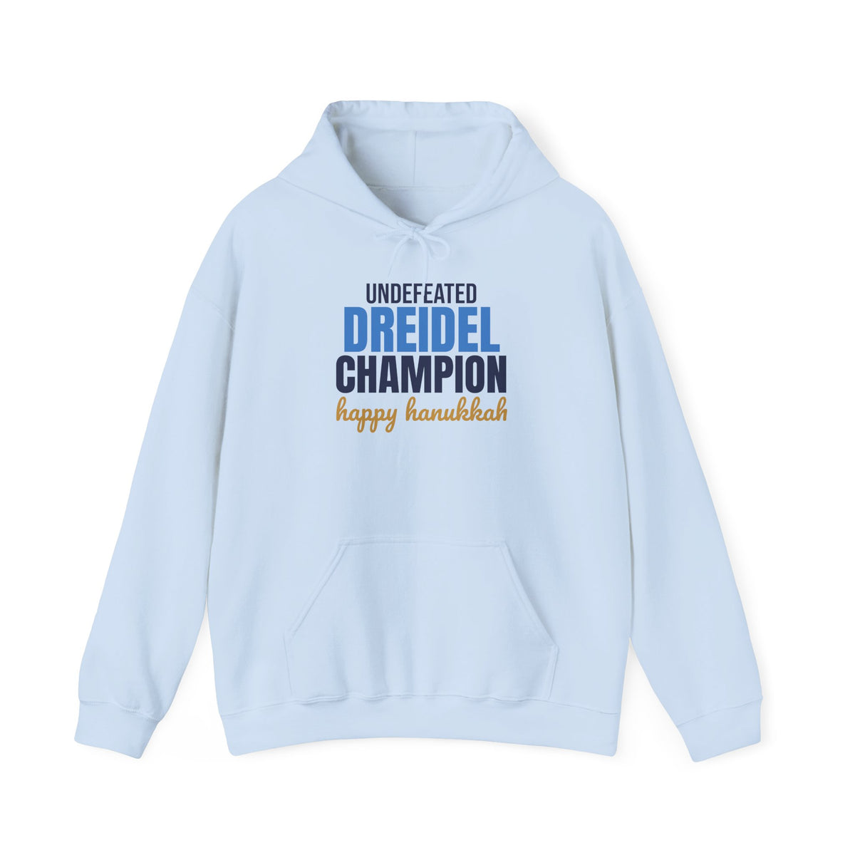 Undefeated Dreidel Champion Happy Hanukkah Hoodie, Hanukkah Hoodie