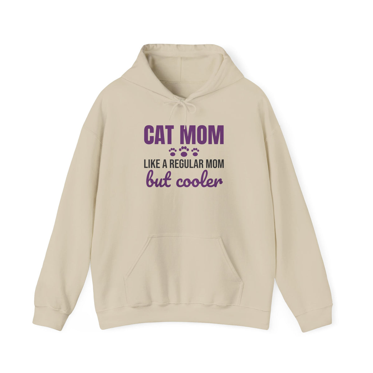 Cat Mom Like a Regular Mom But Cooler Hoodie, Funny Cat Mom Hoodie