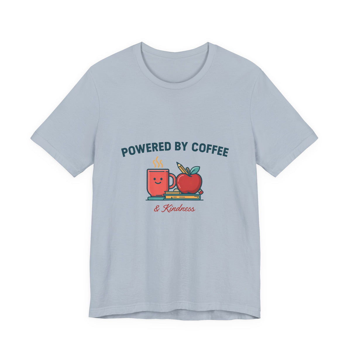 Powered by Coffee and Kindness Shirt, Teacher T-Shirt, Teacher Appreciation Gift