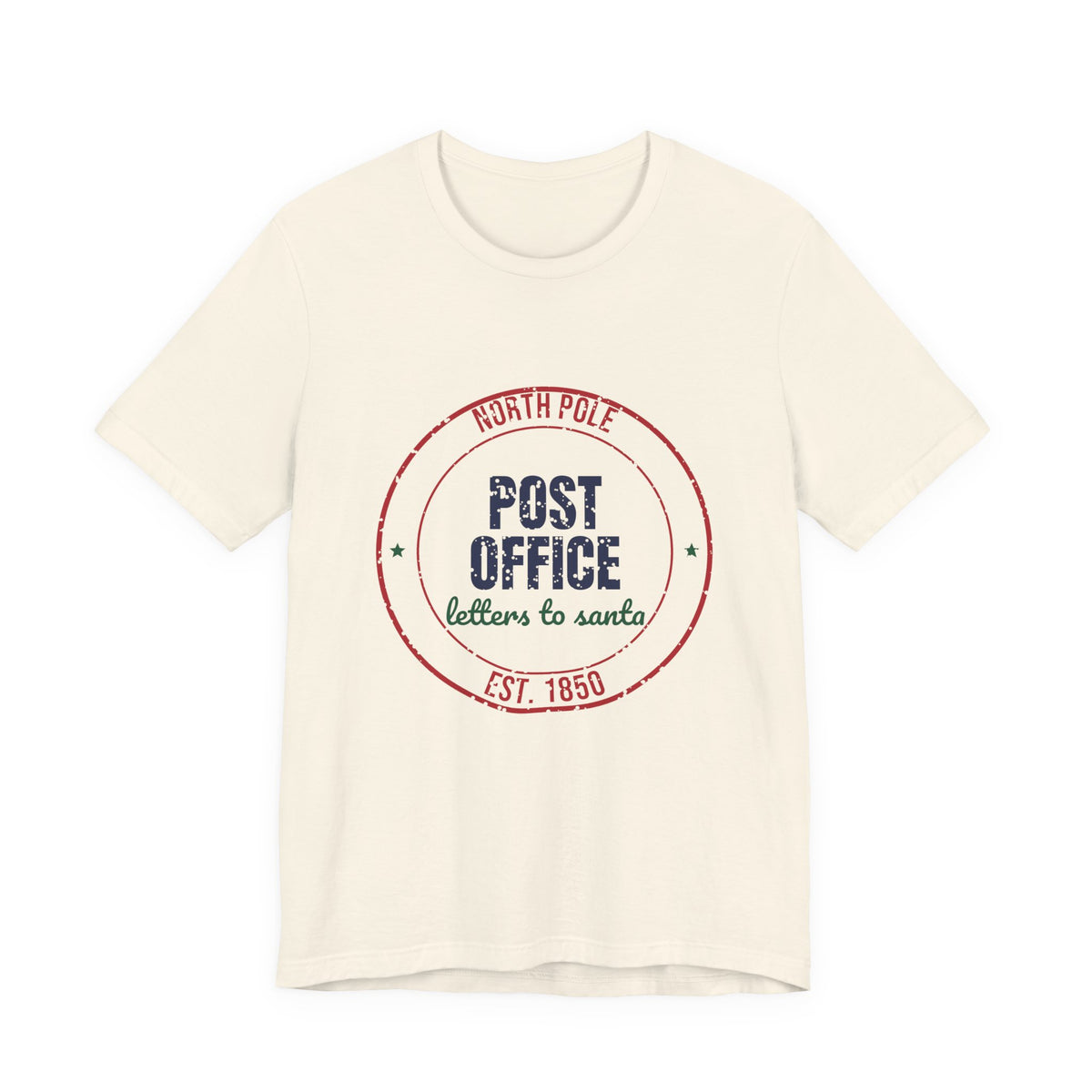 North Pole Post Office Letters to Santa Est. 1850 Shirt, Vintage Christmas T-Shirt, Vintage Christmas Gift