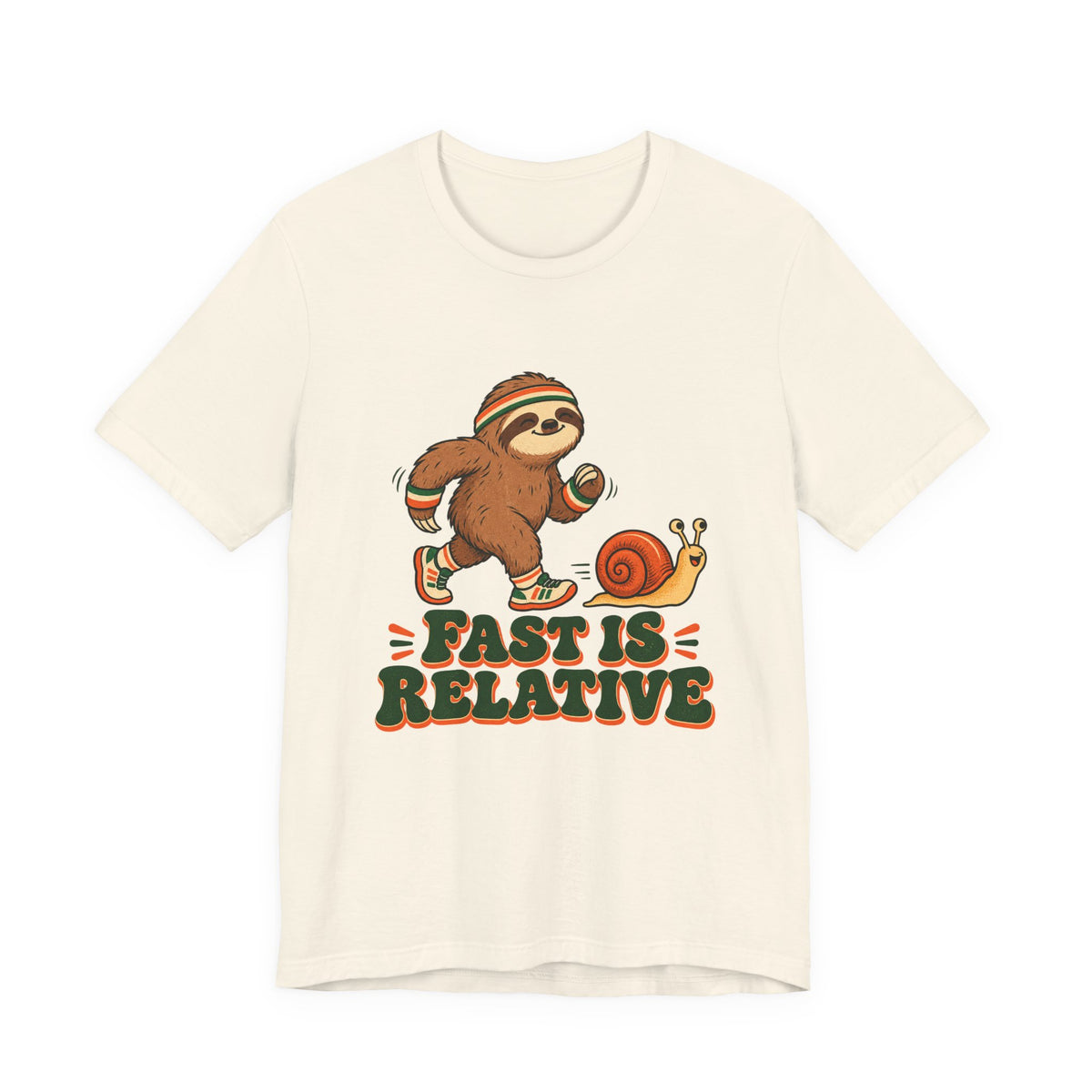 Fast Is Relative Running Sloth Shirt, Funny Sloth Running T-Shirt, Funny Sloth Running Gift