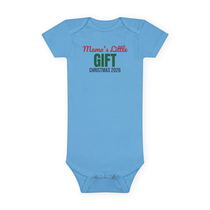 Mama's Little Gift Christmas 2026 Baby Bodysuit