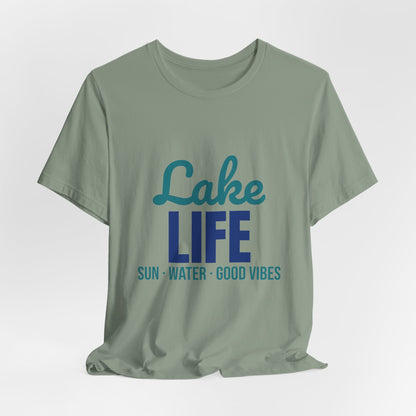 Lake Life Sun Water Good Vibes Shirt, Lake Life T-Shirt, Lake House Gift