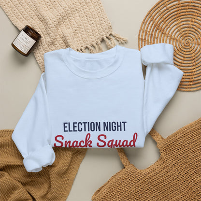 Election Night Snack Squad Sweatshirt, Election Night Crewneck Sweatshirt