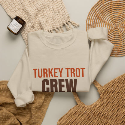 Turkey Trot Crew 2026 Sweatshirt, Thanksgiving Crewneck, Matching Thanksgiving Run Tee