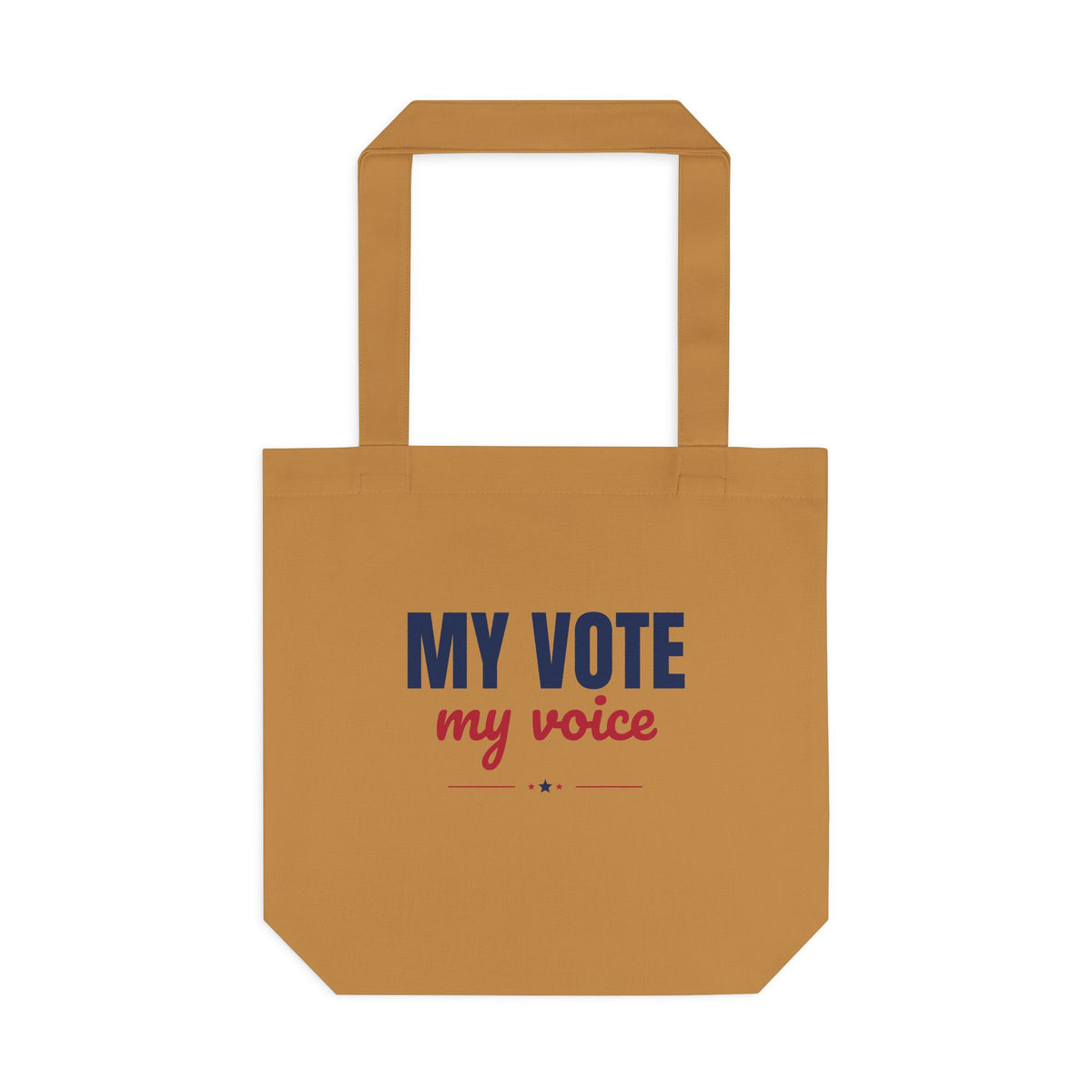 My Vote My Voice Tote Bag, Vote Canvas Tote Bag