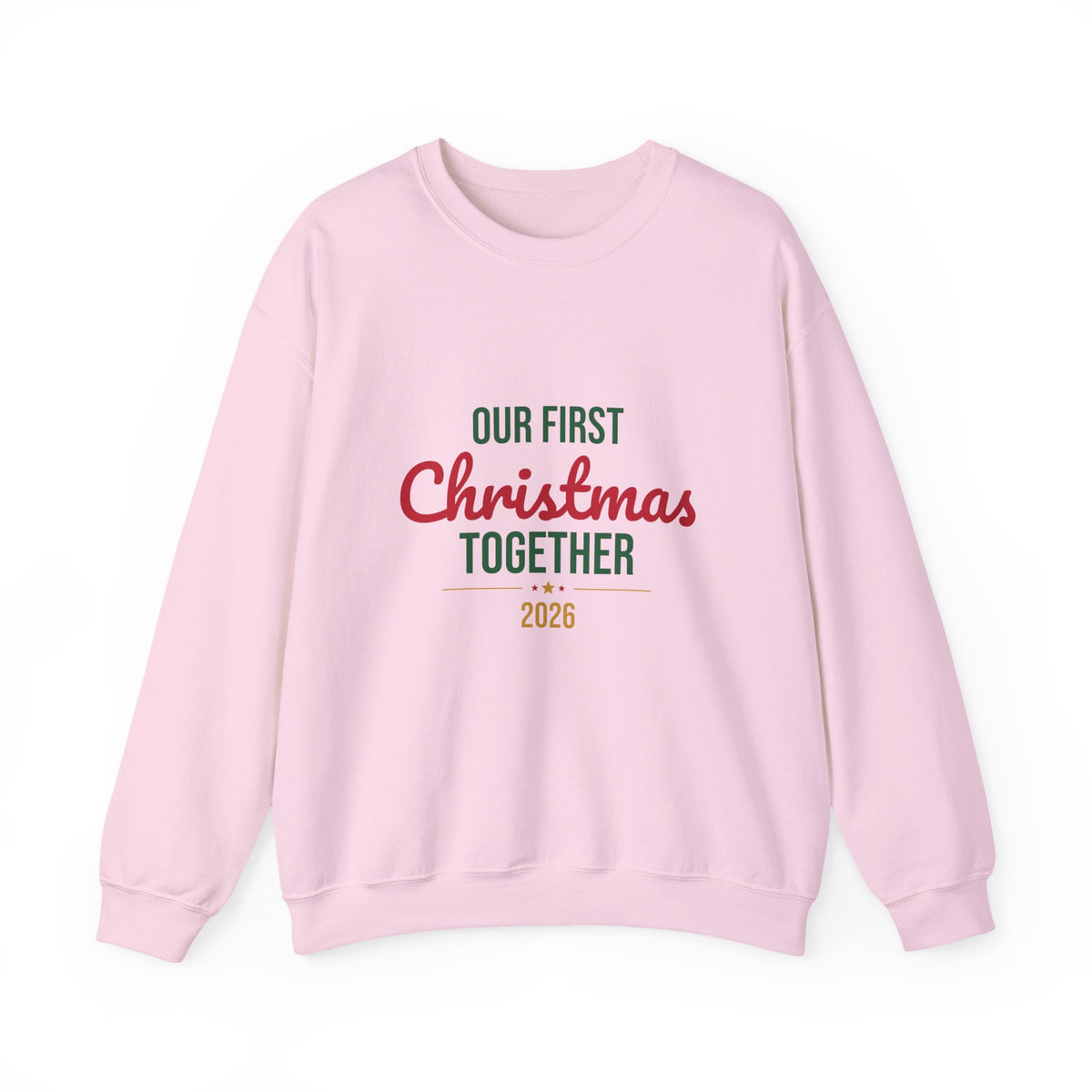 Our First Christmas Together 2026 Sweatshirt, Couples Christmas Crewneck