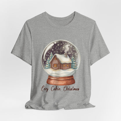 Cozy Cabin Christmas Snow Globe Shirt, Cozy Cabin Christmas Snow Globe T-Shirt