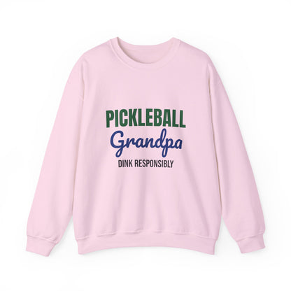 Pickleball Grandpa Dink Responsibly Sweatshirt, Pickleball Grandpa Crewneck