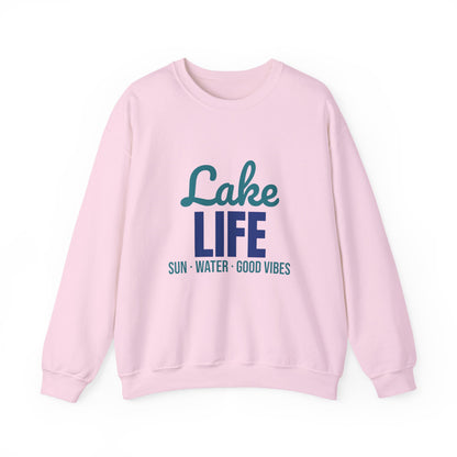Lake Life Sun Water Good Vibes Sweatshirt, Lake Life Crewneck