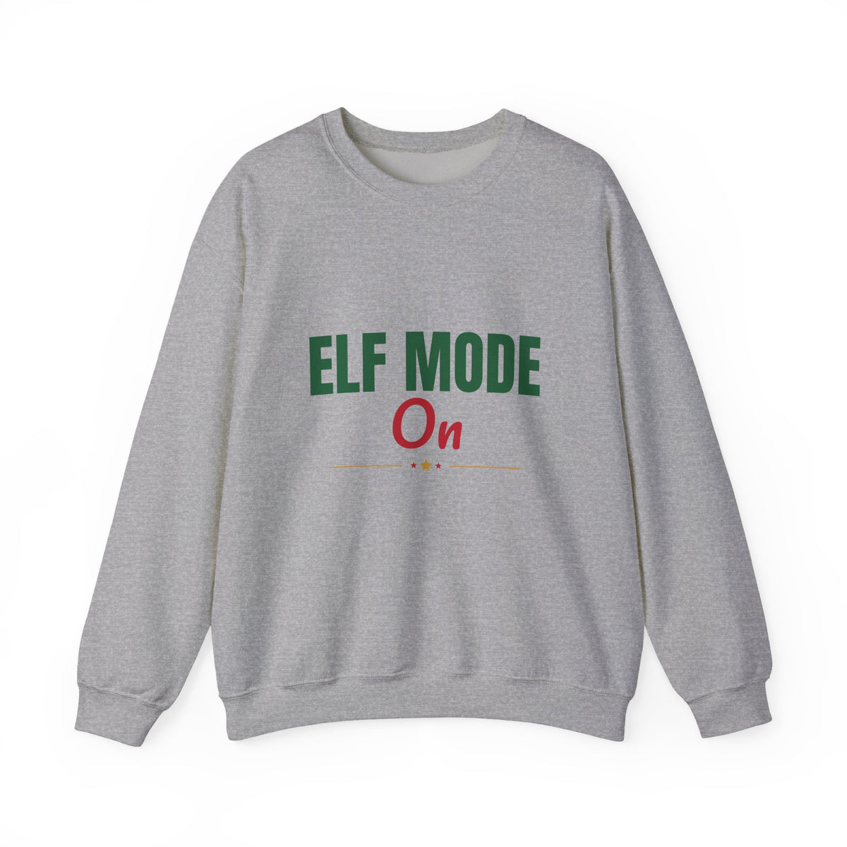 Elf Mode On Sweatshirt, Funny Elf Christmas Crewneck