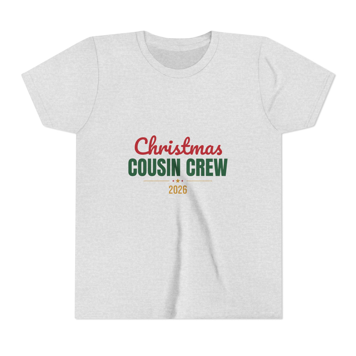 Christmas Cousin Crew 2026 Kids Shirt, Kids Matching Christmas T-Shirt