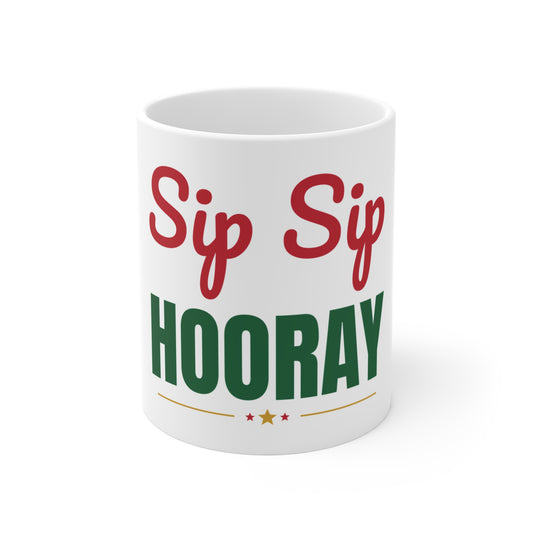 Sip Sip Hooray Mug