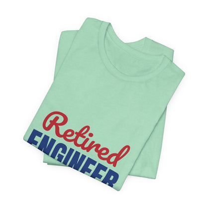 Retired Engineer Problem Solved Permanently Shirt, Engineer Retirement T-Shirt, Retired Engineer Gift