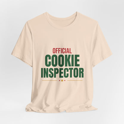 Official Cookie Inspector Shirt, Funny Christmas Baking T-Shirt