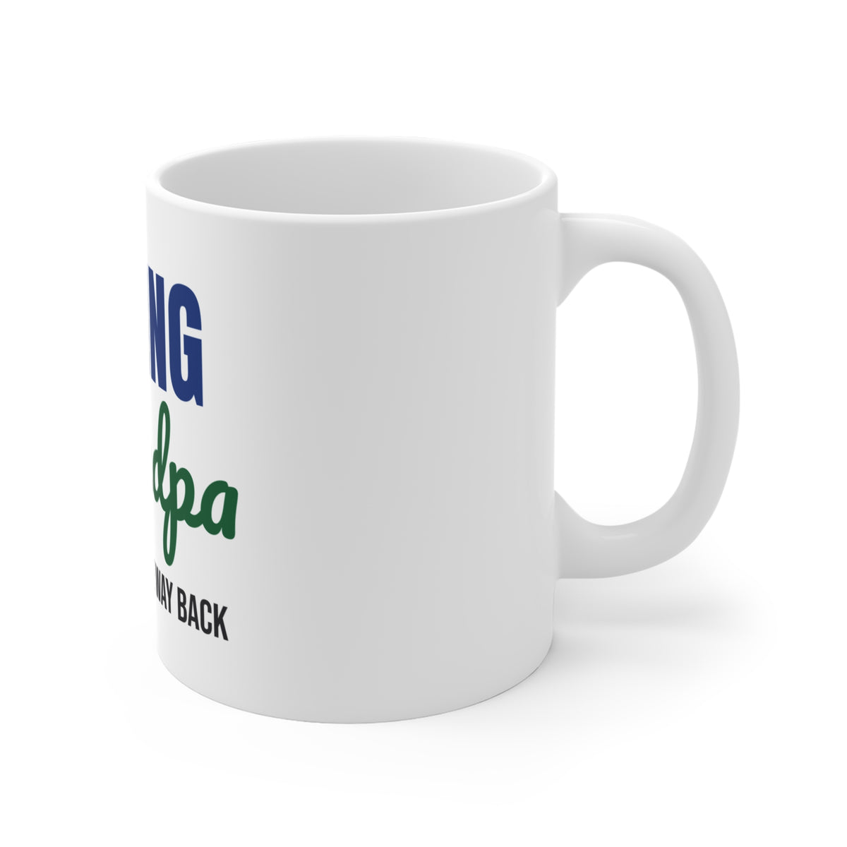 Fishing Grandpa Reel Cool Mug