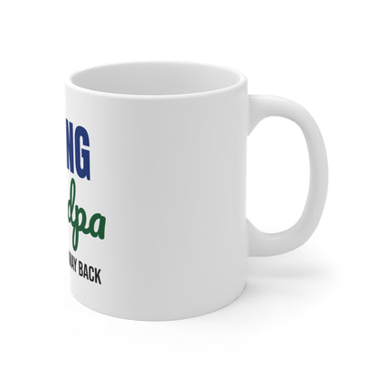 Fishing Grandpa Reel Cool Mug