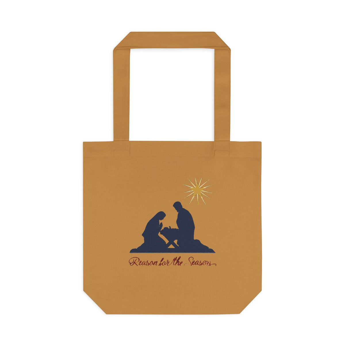Reason for the Season Tote Bag, Christian Christmas Canvas Tote