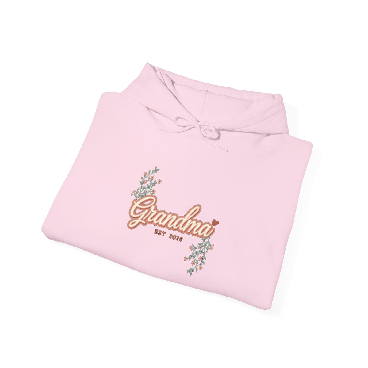 Grandma Est 2026 Hoodie, New Grandma Hooded Sweatshirt, Pregnancy Reveal Gift