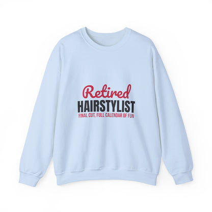 Retired Hairstylist Sweatshirt, Hairstylist Retirement Crewneck