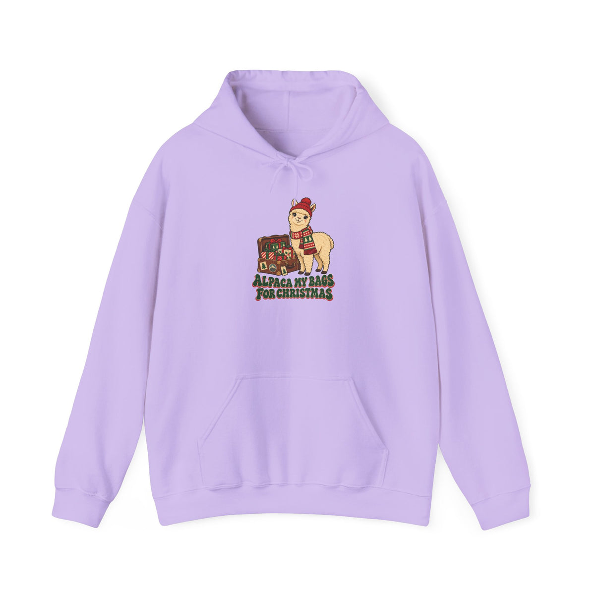 Alpaca My Bags for Christmas Hoodie, Alpaca Christmas Hoodie