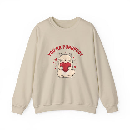You're Purrfect Valentine Cat Sweatshirt