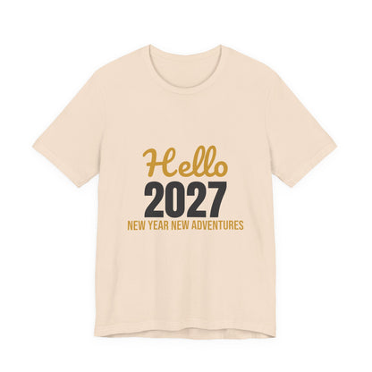 Hello 2027 New Year New Adventures Shirt