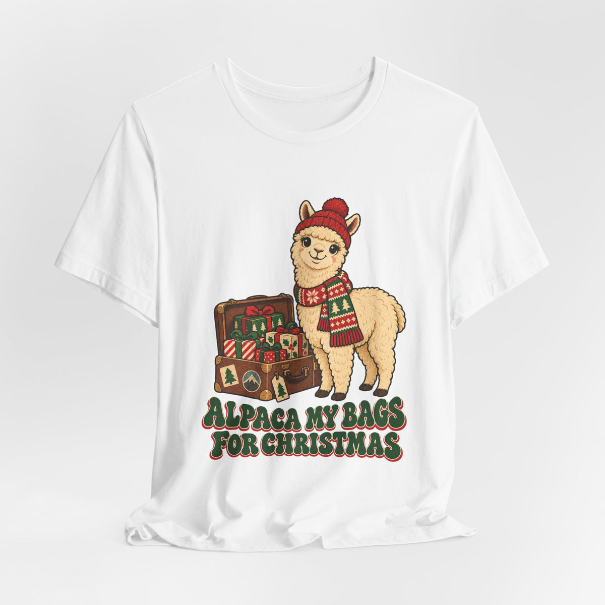 Alpaca My Bags for Christmas Shirt, Alpaca Christmas T-Shirt, Alpaca Christmas Gift lifestyle