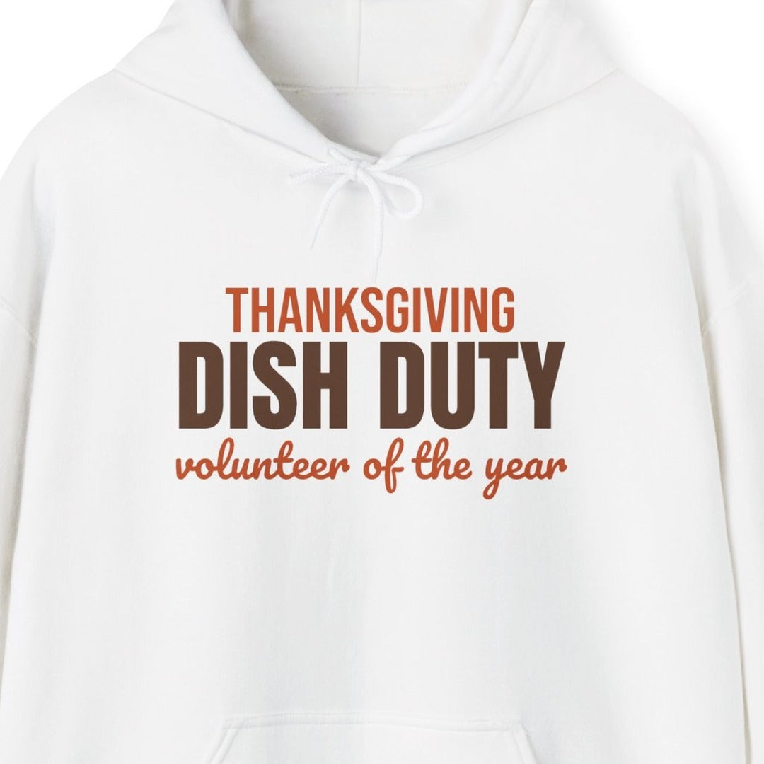 Thanksgiving Dish Duty Volunteer of the Year Hoodie, Funny Thanksgiving Hoodie lifestyle