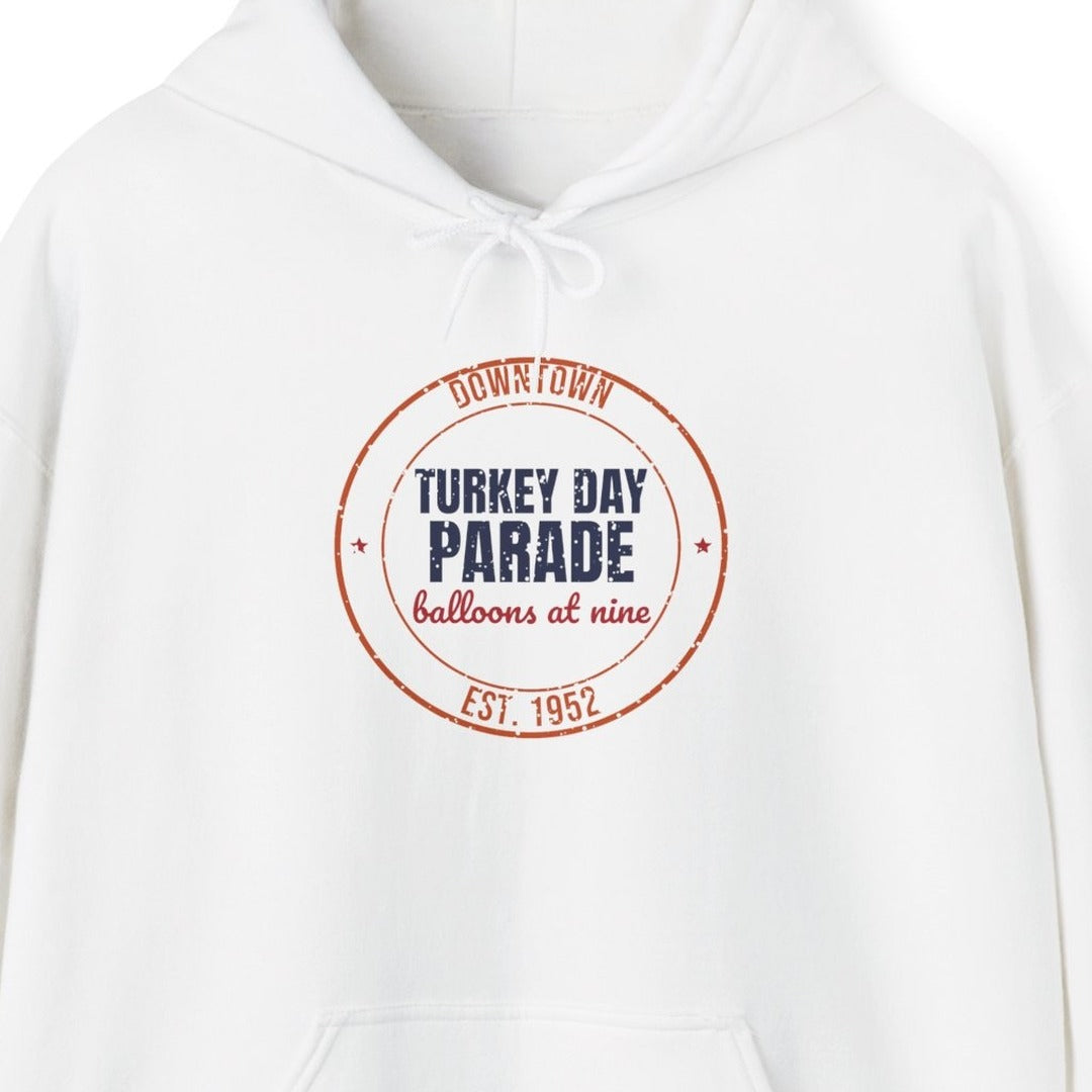 Downtown Turkey Day Parade Est. 1952 Hoodie, Vintage Thanksgiving Hoodie lifestyle