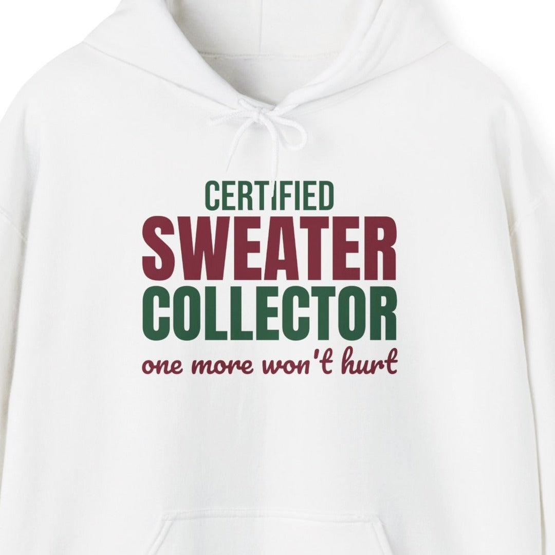 Certified Sweater Collector One More Won't Hurt Hoodie, Sweater Weather Hoodie lifestyle